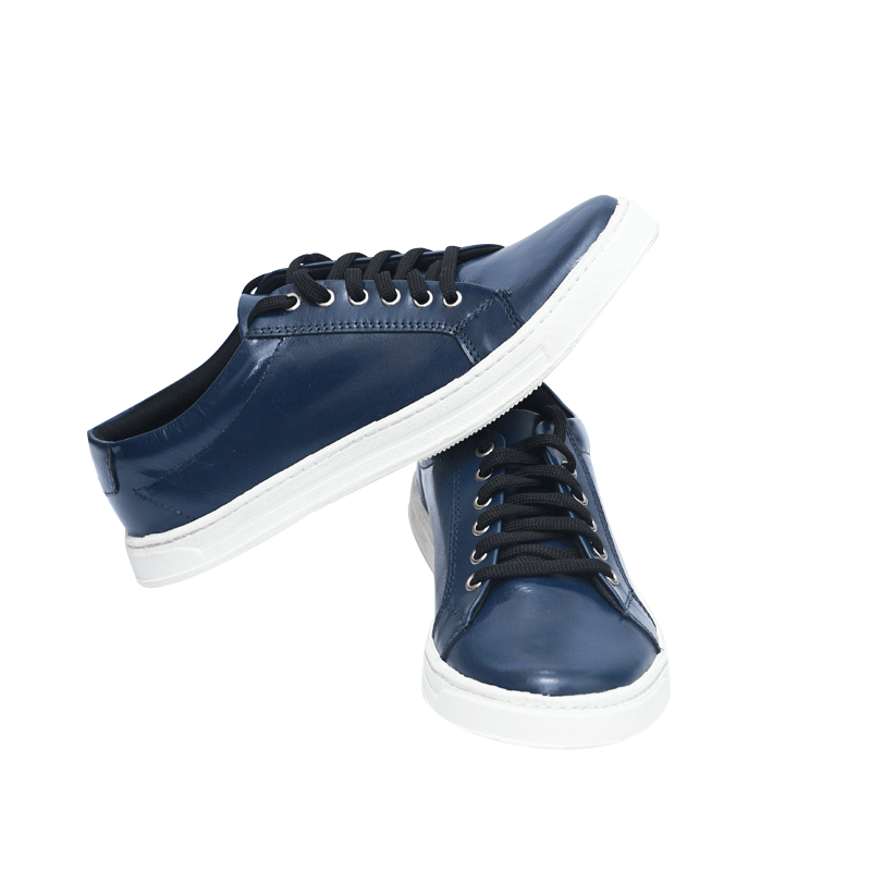 Men Sneaker with Leather Upper