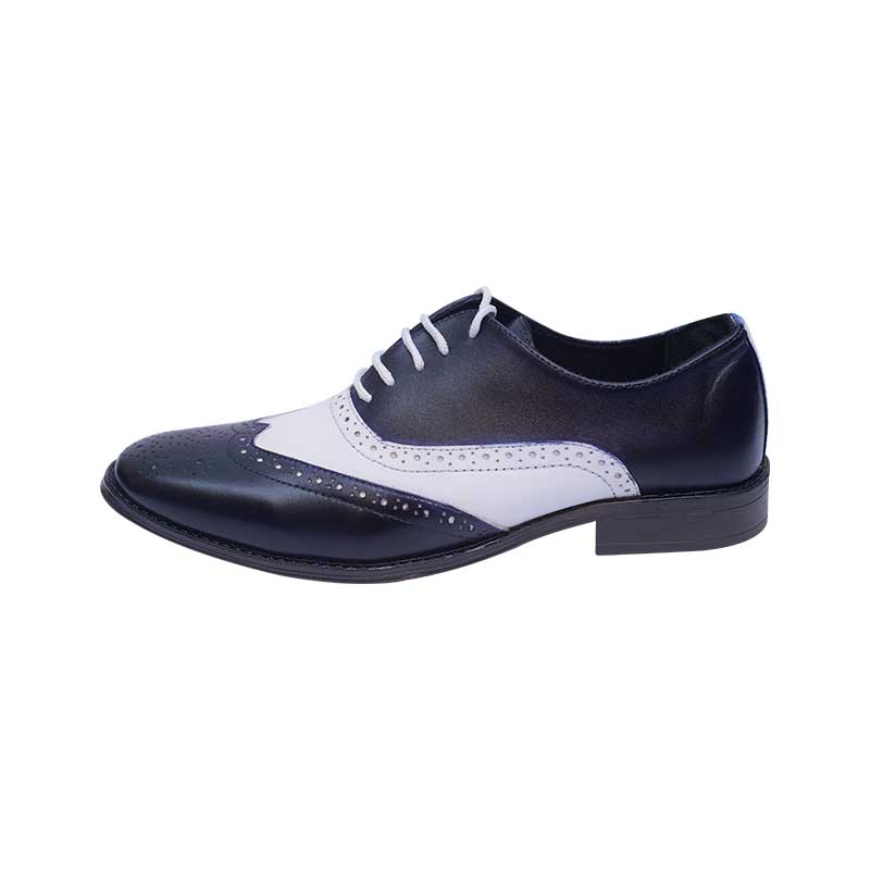 Royal Brogue Blue with White Combo