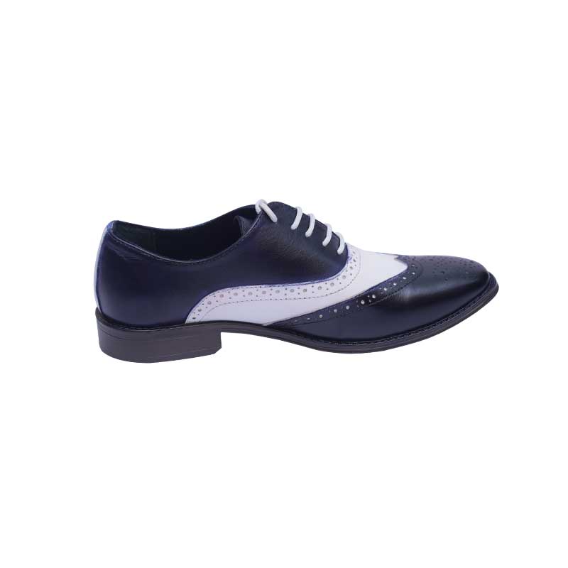 Royal Brogue Blue with White Combo