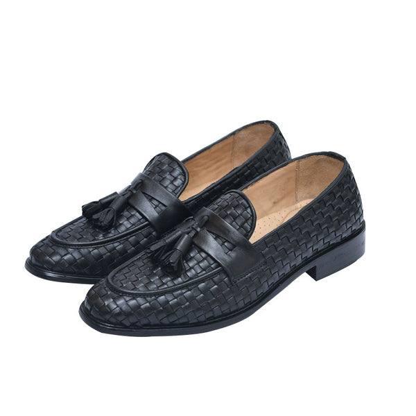 Royal Knitted Leather Formal Shoes