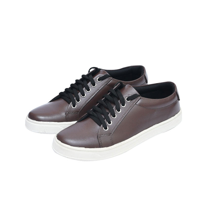 Men Sneaker with Leather Upper