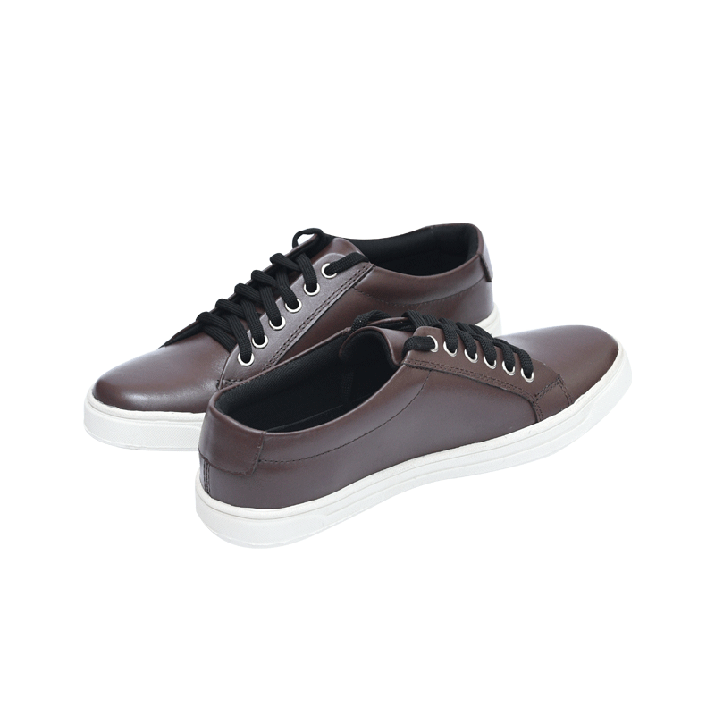 Men Sneaker with Leather Upper