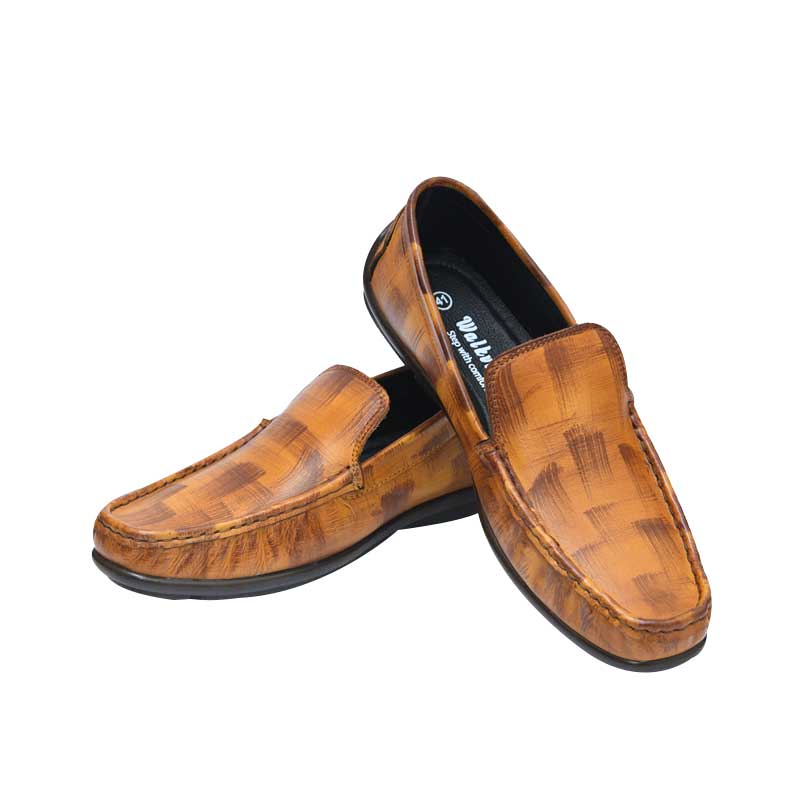 Men Moccasin Patina Color