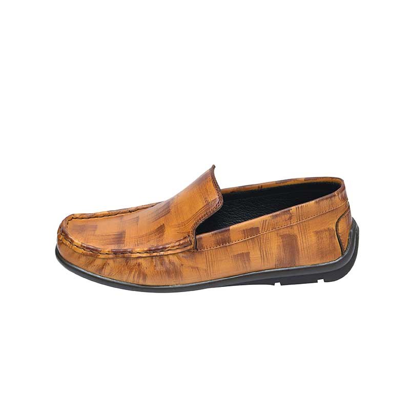 Men Moccasin Patina Color