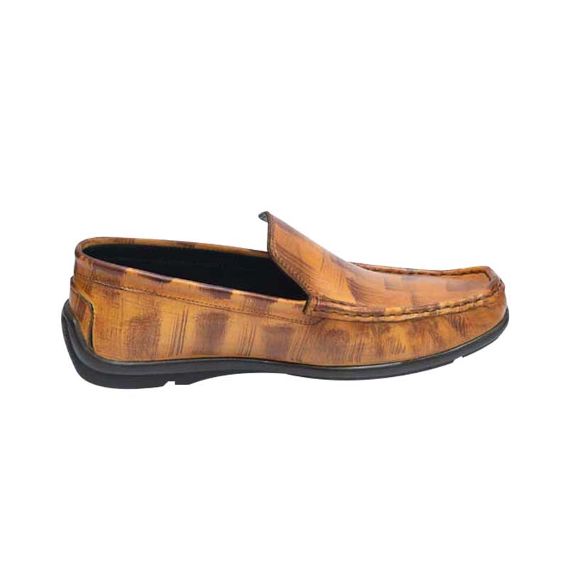 Men Moccasin Patina Color