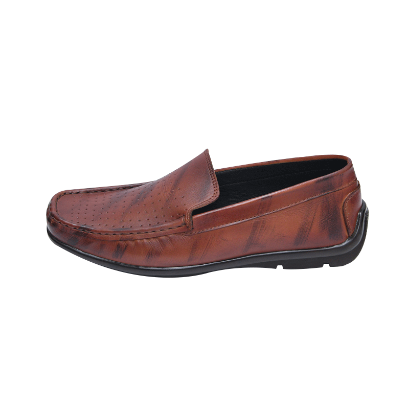 Men Moccasin Patina Color